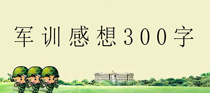 军训感想300字